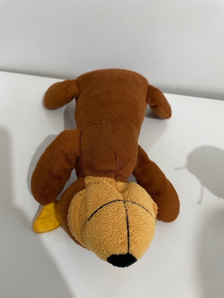 Kahverengi Yumuşak Peluş Köpek Oyuncak - Görsel 3