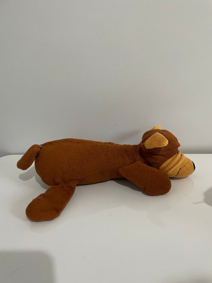 Kahverengi Yumuşak Peluş Köpek Oyuncak - Görsel 4