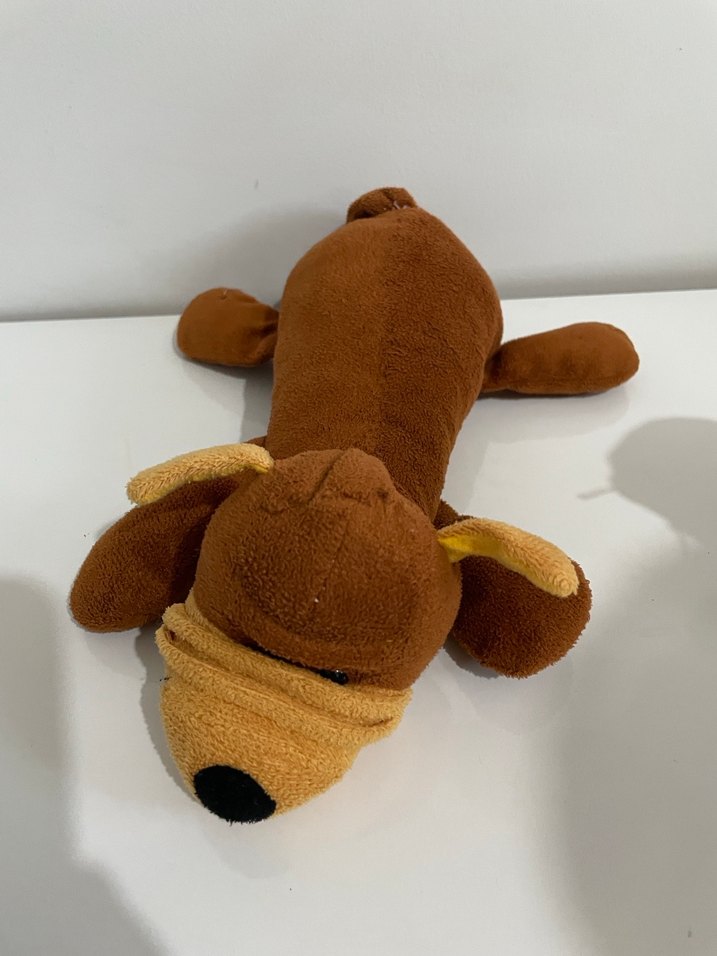 Kahverengi Yumuşak Peluş Köpek Oyuncak - Görsel 2