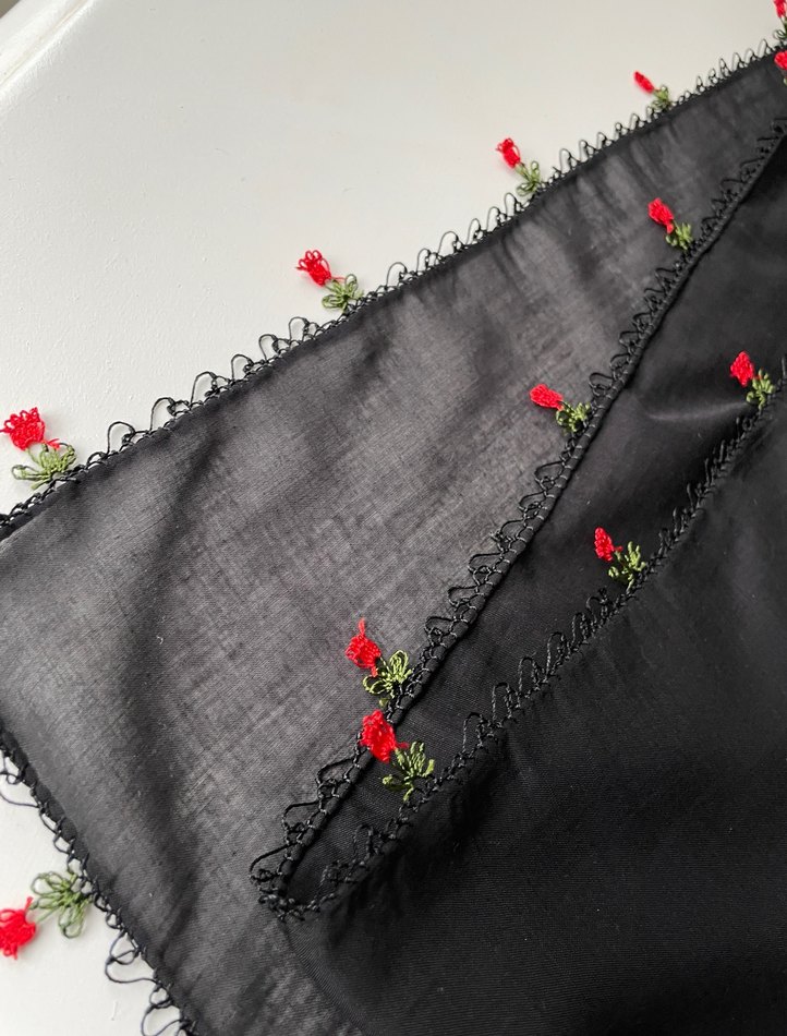 Reyyan siyah yazma lala model sıfır ürün - Görsel 4