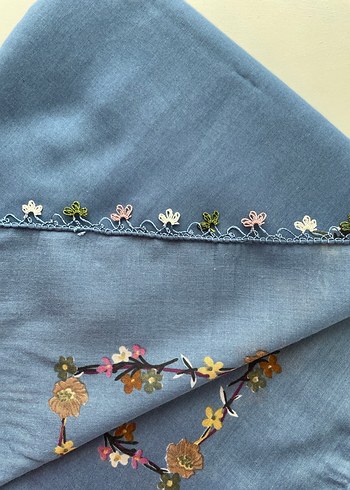 Mavı renk reyyan iğne oyası - Görsel 2