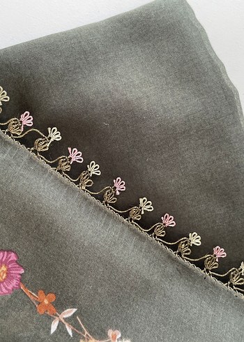 Hakı yeşili iğne oyası - Görsel 2