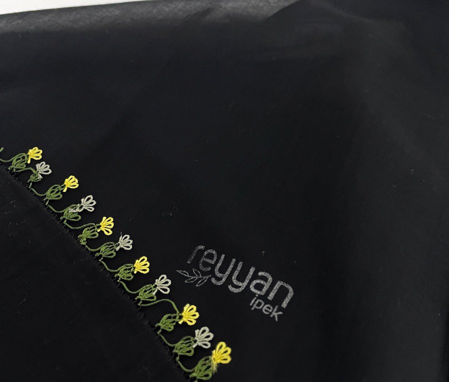 İğne oyası reyyan Sıyah - Görsel 2