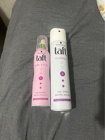Taft saç spreyi ve taft saç köpügü