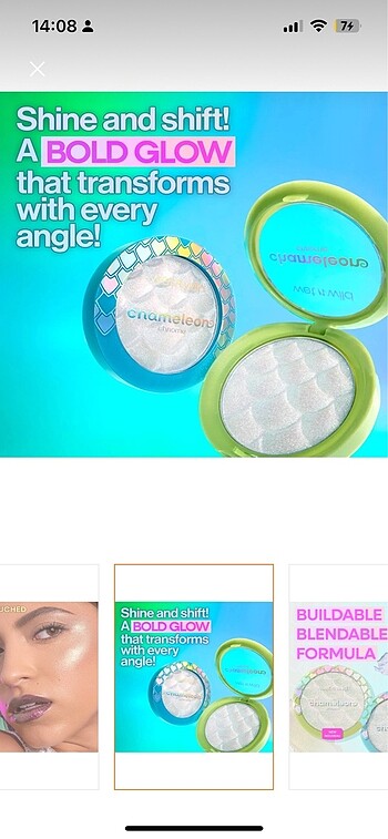 Beden Renk wet n wild chameleons highlighter
