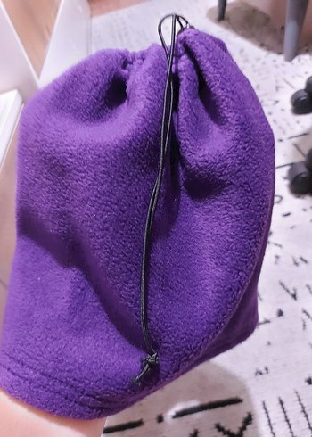 5-8 Yaş, 22 cm Beden mor Renk Mor Nakışlı Çocuk Bere