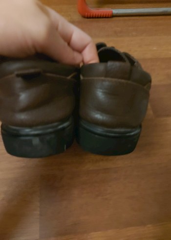 Kahverengi Deri Erkek Klasik Ayakkabı - Görsel 4