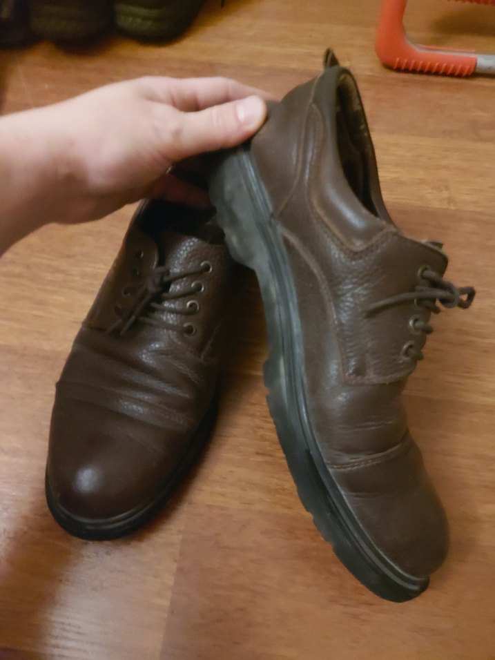 Kahverengi Deri Erkek Klasik Ayakkabı - Görsel 3