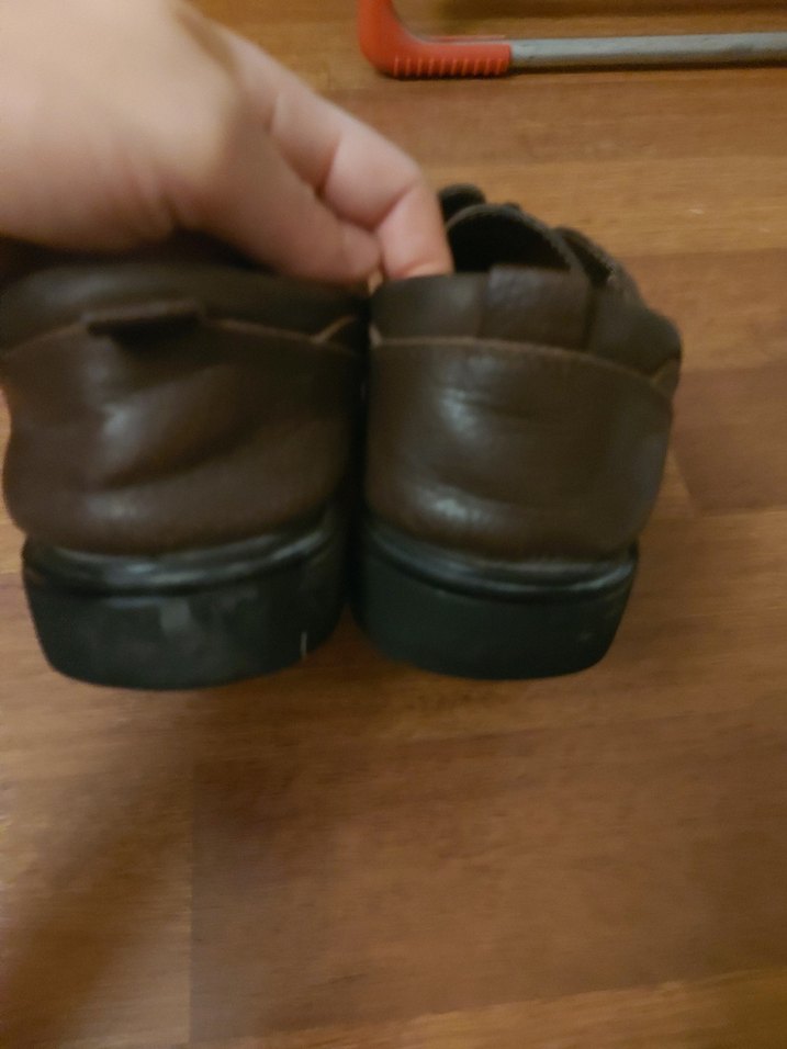 Kahverengi Deri Erkek Klasik Ayakkabı - Görsel 4