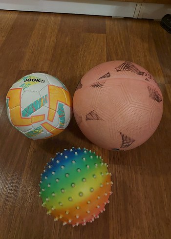 Renkli Çeşitli Oyuncak Toplar - Görsel 2