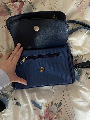 Beden lacivert Renk Michael Kors omuz çantası