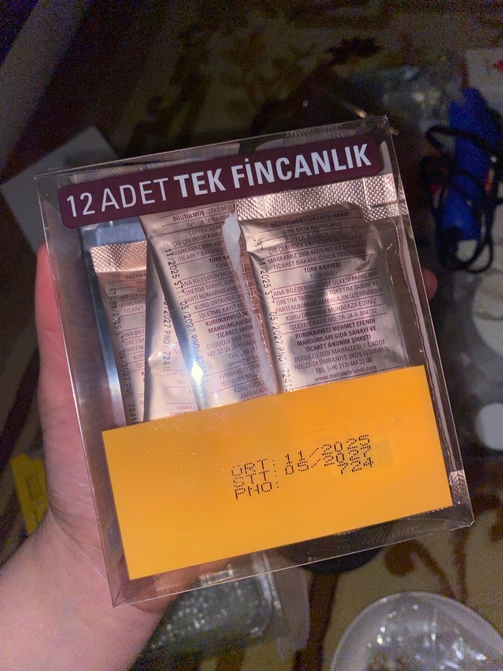 Mehmet Efendi Tek Fincanlık Türk Kahvesi 12'li Paket - Görsel 2