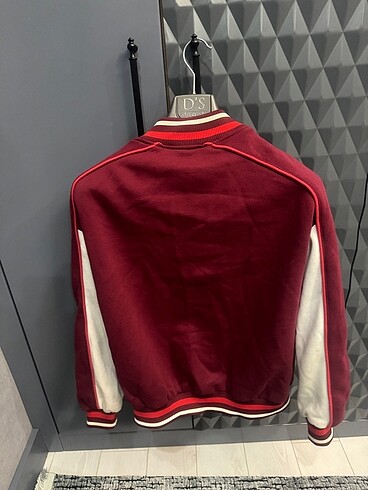l Beden bordo Renk Bomber ceket
