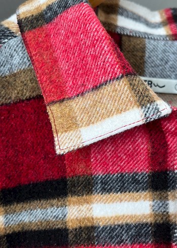 Ltb Erkek Çok Renkli Ekose Yün Gömlek - Görsel 5