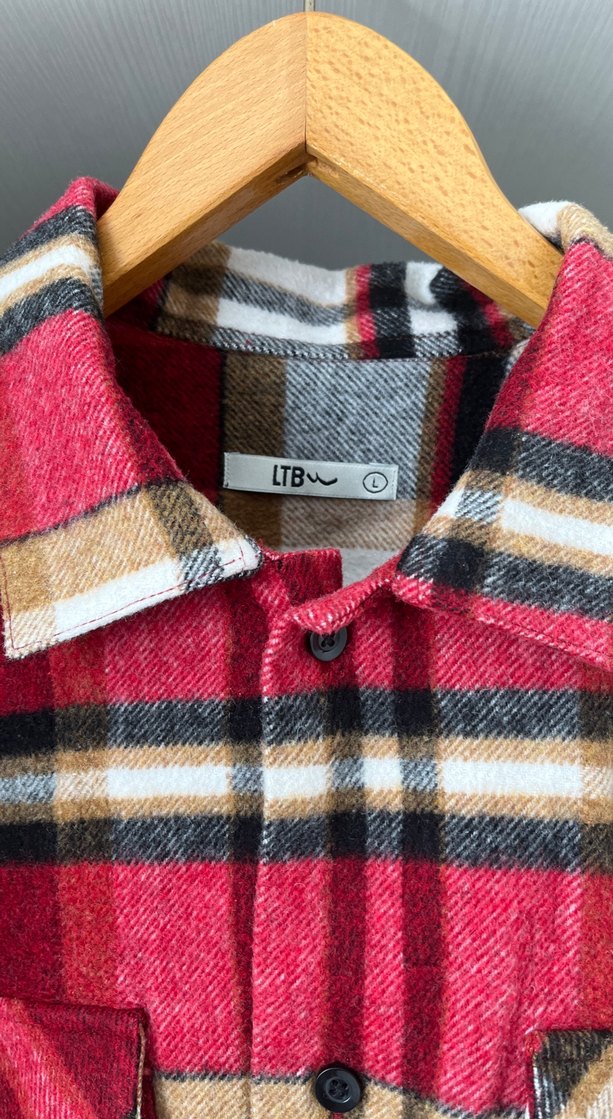 Ltb Erkek Çok Renkli Ekose Yün Gömlek - Görsel 2