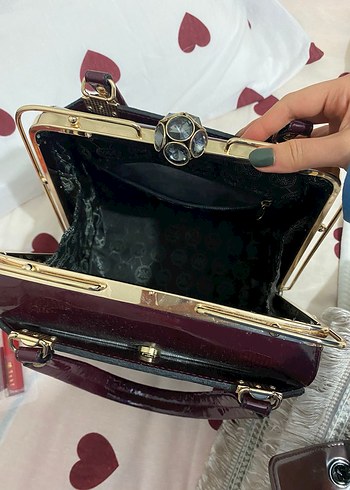 Michael Kors Bordo Deri Kadın Çanta - Görsel 5