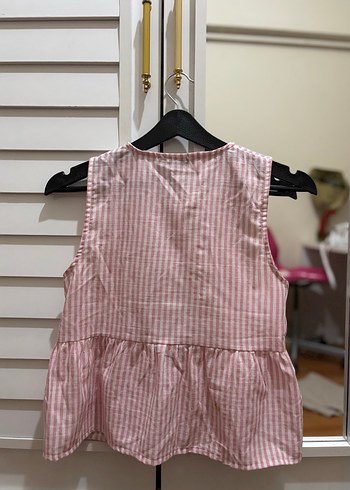 Halter kol fiyonklu Bluz - Görsel 2