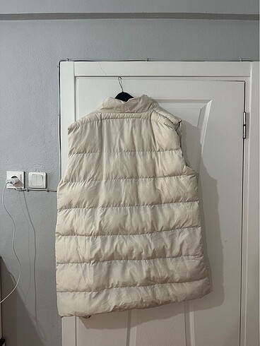 50 Beden beyaz Renk Şişme mont