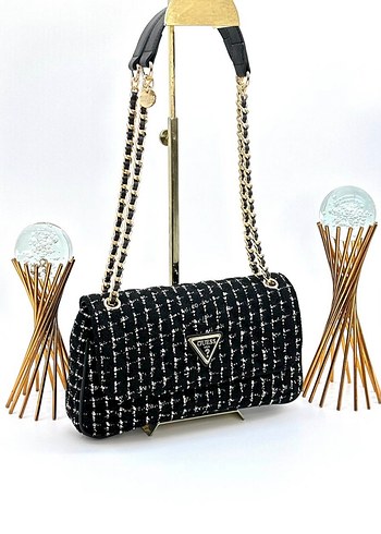 Guess Zincir Charmlı Çanta - Görsel 7