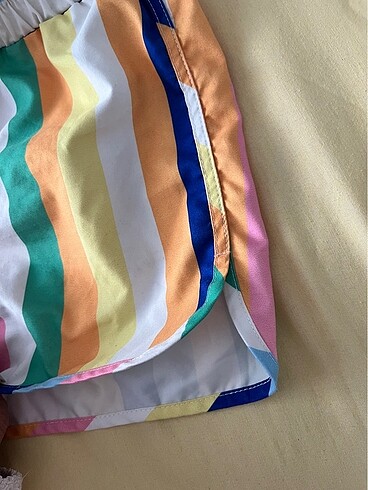Deniz şortu rengarenk - Görsel 4