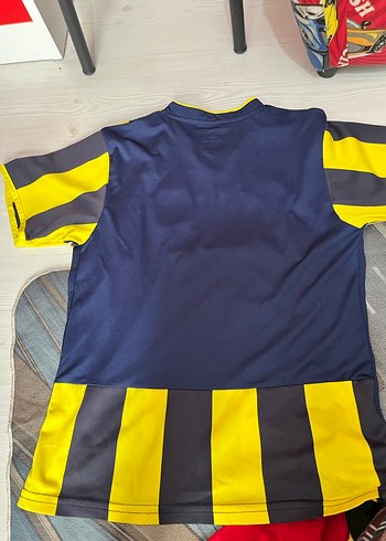 Sarı Siyah Çizgili Adidas Spor Forması - Görsel 6