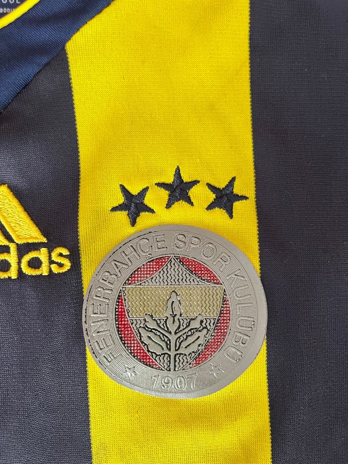 Sarı Siyah Çizgili Adidas Spor Forması - Görsel 3