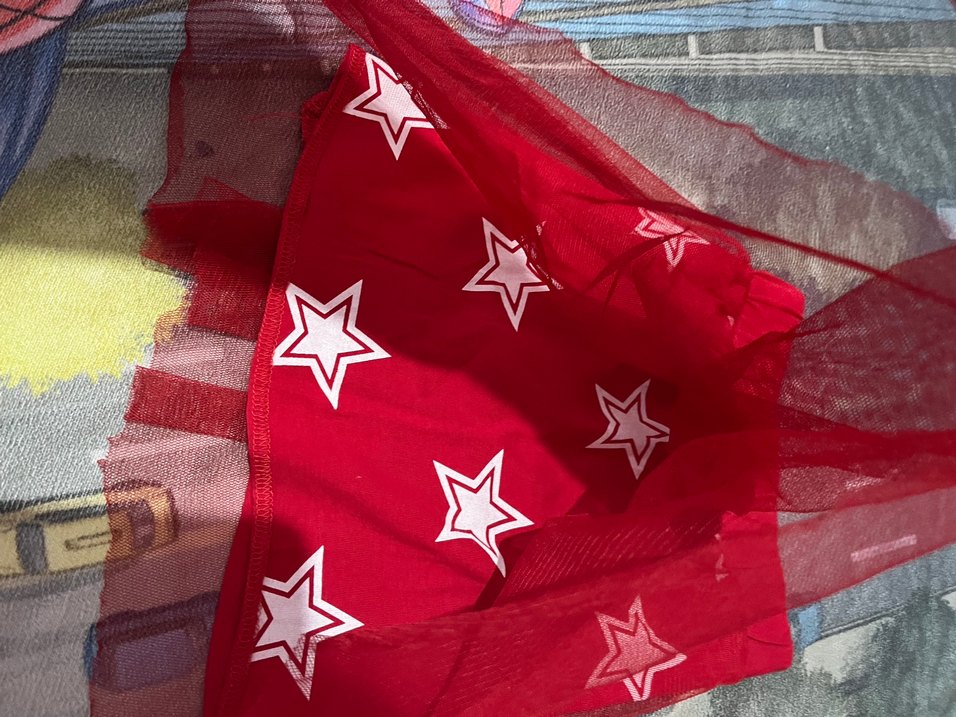 Kız Çocuk Kırmızı Pilili Nakışlı Etek - Görsel 2