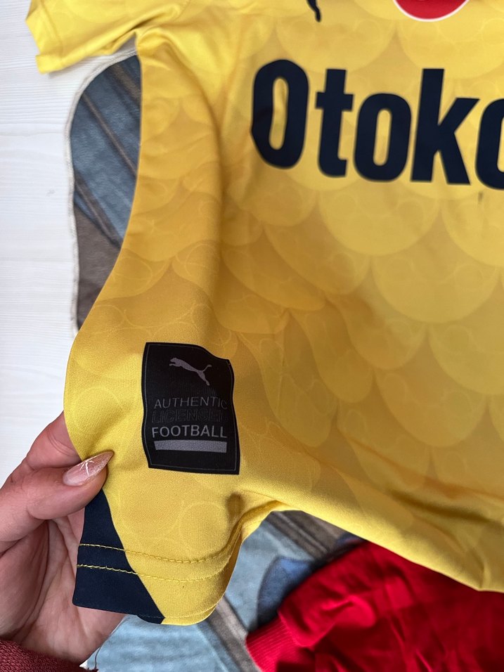 Erkek Sarı Baskılı Kısa Kollu Forma - Görsel 2