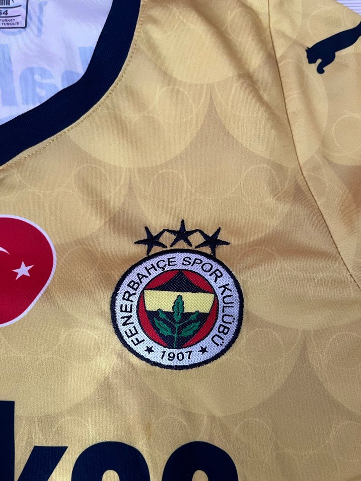 Erkek Sarı Baskılı Kısa Kollu Forma - Görsel 3