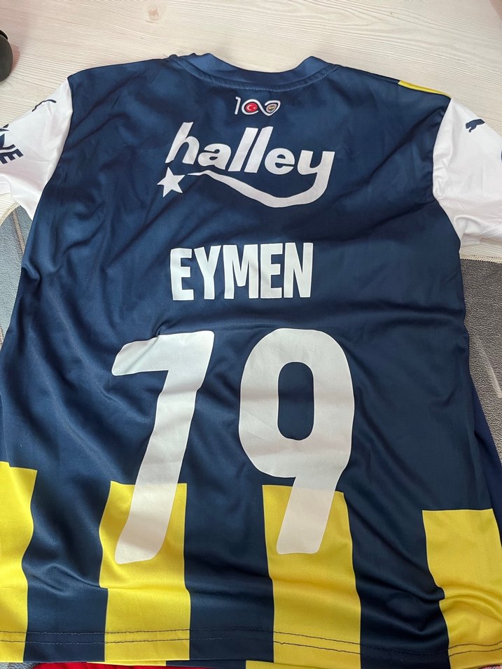 Sarı Lacivert Mini Erkek Forma - Otokoç Baskılı - Görsel 3