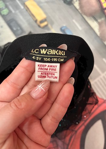 Kız Çocuk Siyah Fırfırlı Gotik Etek - Görsel 2