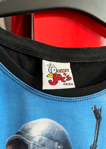 13-14 Yaş Beden çeşitli Renk Renkli Baskılı Erkek Tişörtü