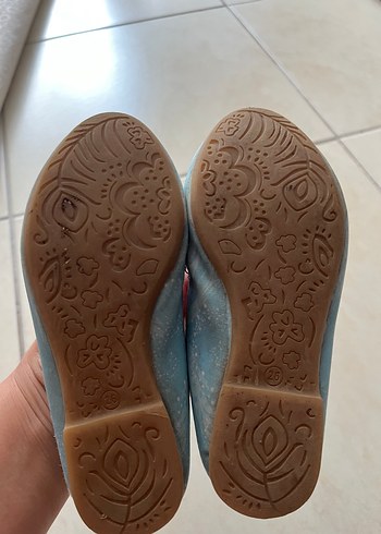 26 Beden mavi Renk Elsalı babet