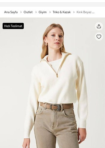 Beymen yün kadın beyaz sweatshirt