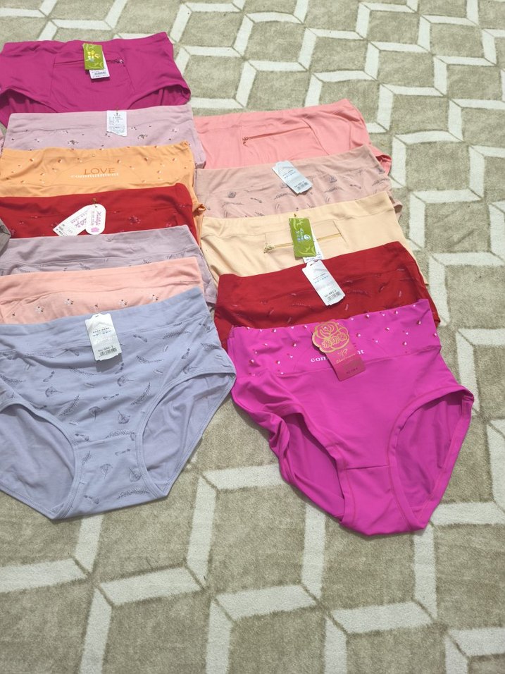 Kadın Pembe Midi Külot Seti - Görsel 2