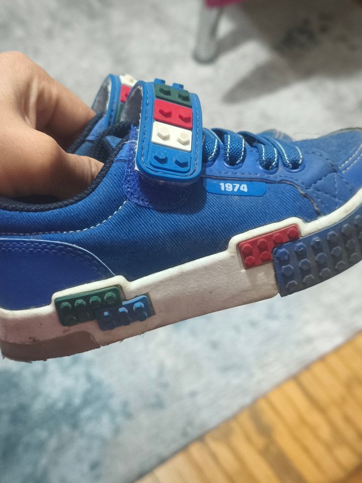 Renkli Desenli Erkek Çocuk Spor Ayakkabı - Görsel 4