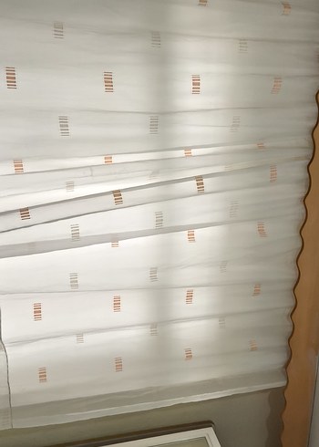 Bej Modern Deseniz Perde - Görsel 3