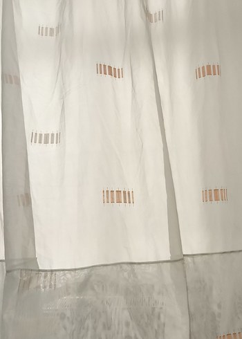 Bej Modern Deseniz Perde - Görsel 5