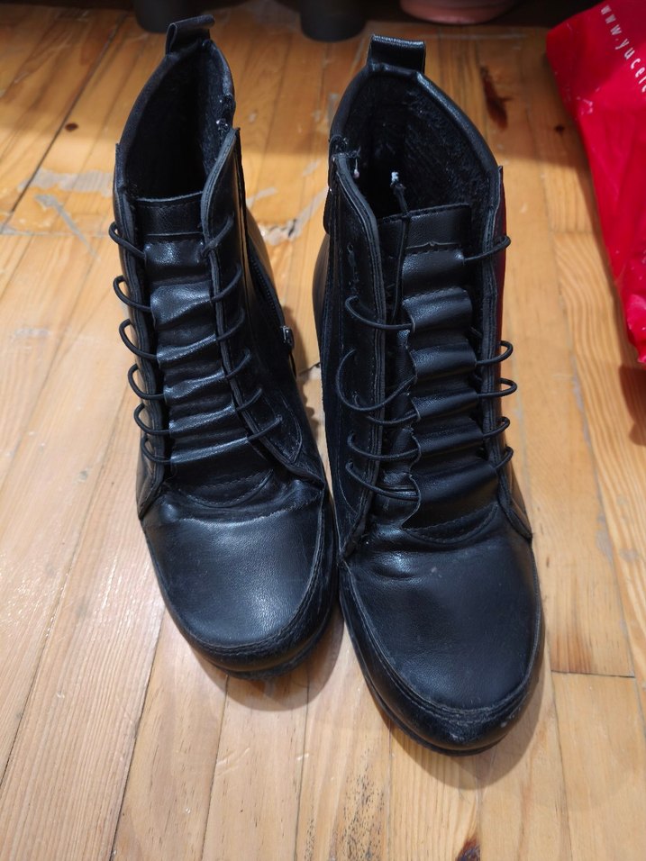 Kız Çocuk Beyaz Fiyonklu Babet Ayakkabı - Görsel 5