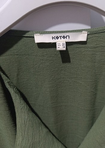 Kadın Keten Düğmeli Uzun Tulum - Görsel 3