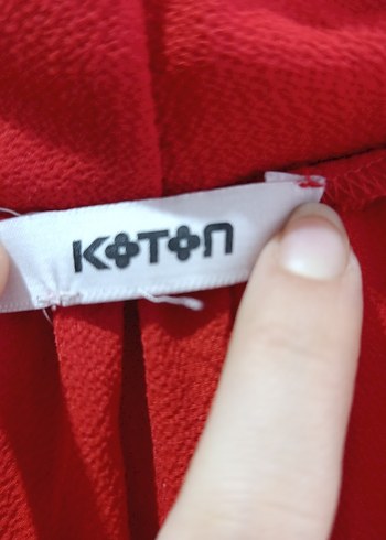 Kırmızı Keten V Yakalı Uzun Elbise - Görsel 4