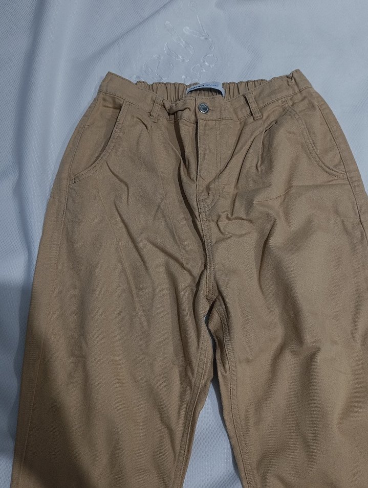 Bol Kesim Keten Pantolon - Görsel 2