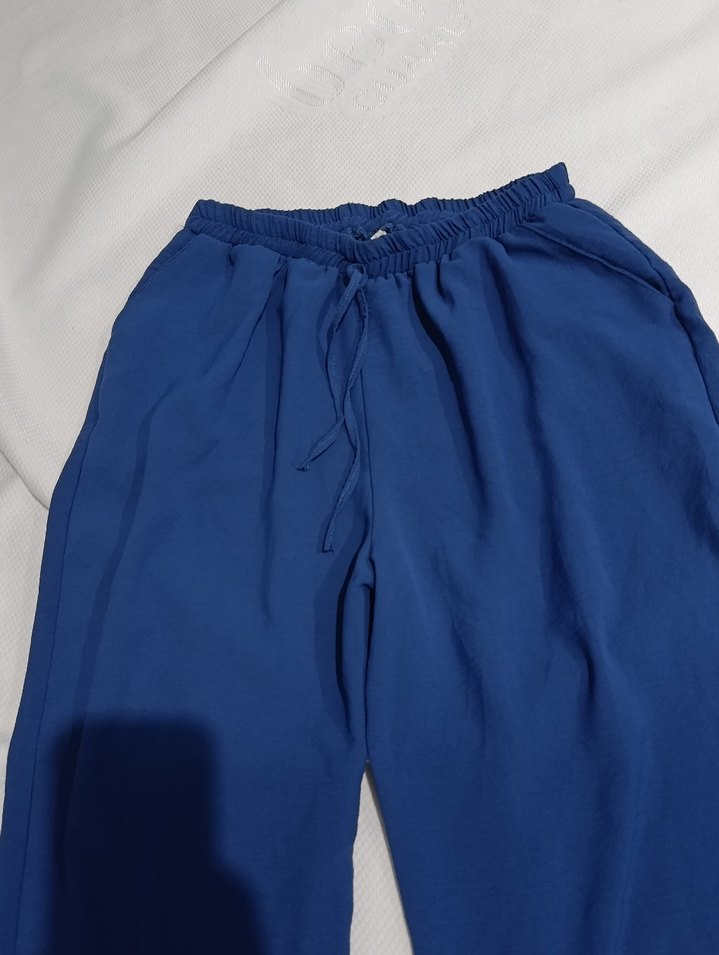 Mavi Kadın Bol Kesim Kumaş Pantolon - Görsel 2