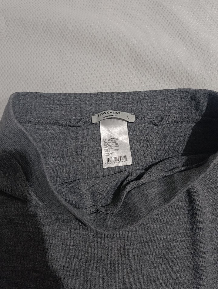 Gri Midi Kadın Etek - Görsel 3