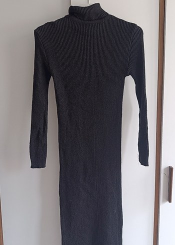 Gri Fitilli Balıkçı Yaka Kadın Triko - Görsel 6