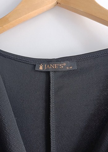 Dantel Kollu Siyah Uzun V Yaka Elbise - Görsel 3