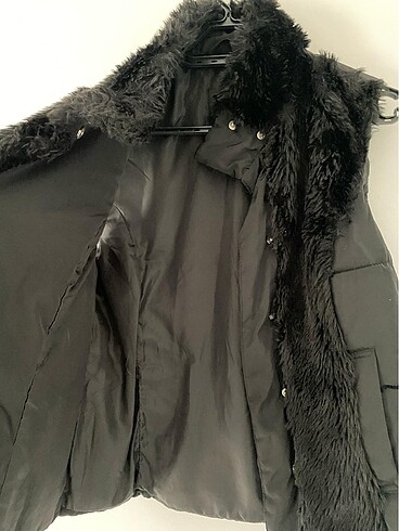 Önü kürklü yelek - Görsel 5