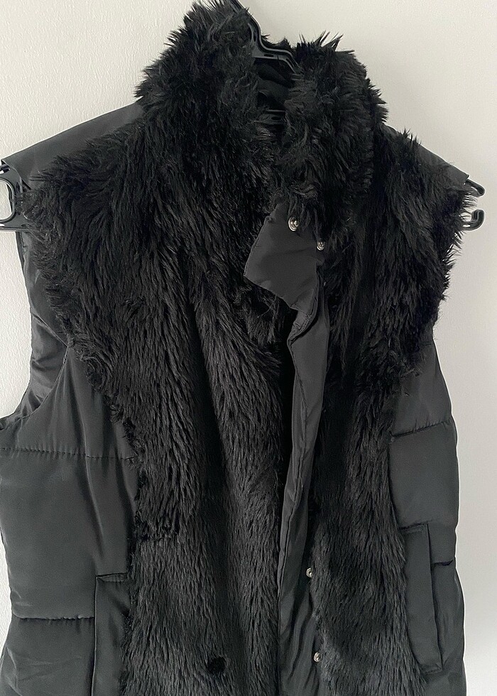 Önü kürklü yelek - Görsel 3