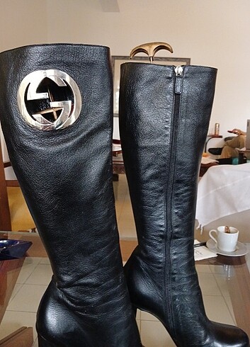 Gucci deri çizme - Görsel 7