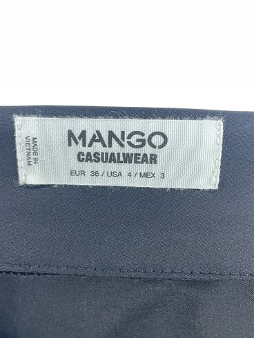 36 Beden siyah Renk Mango Mini Etek %70 İndirimli.